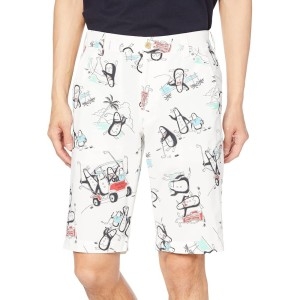 먼싱웨어  남성 골프 반바지 펭귄 총무늬 스트레치 UVCUT 하프 팬츠 MGMVJD51