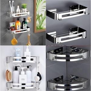 엠케이리빙  스테인리스 304 코너형 고급 욕실선반