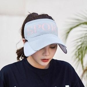 셀러허브 JHQSY5OG_51IE여성용 여름 스포츠 썬캡 그레이