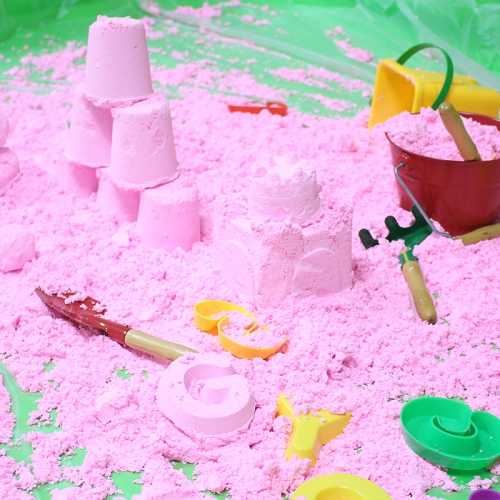 스노우키즈 스노우샌드 800g 칼라모래