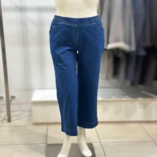 벨라디터치 V3F1SL22 허리밴딩 와이드 데님 팬츠