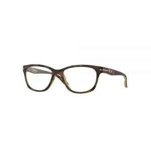 버터플라이 Oakley Oy8019 드롭 킥 처방 안경 프레임, 새틴 브라운 거북이즈/데모 렌즈