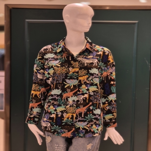 르니앤맥코이 애니멀 프린팅 셔츠 블라우스 MM04BL537HJX