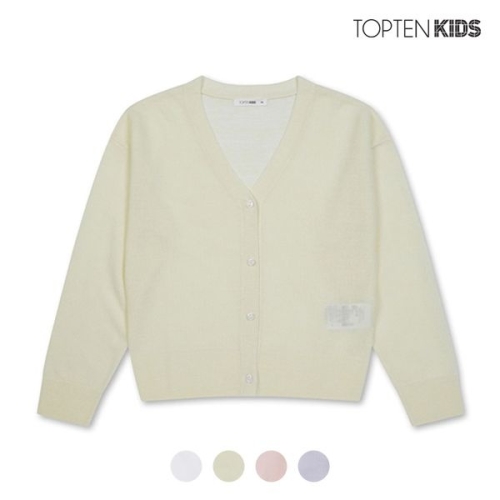 탑텐키즈 여아 데일리 리넨혼방 가디건_MKD2EC2001