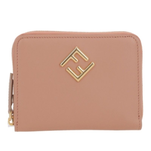 펜디 지퍼 클로저 로고 디테일 멀티플 카드 슬롯 코인 컴파트먼트 지갑 8M0508 ALV