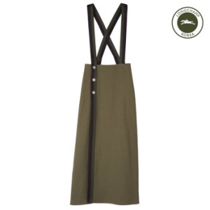 롱샴 여성 미디 스커트 61375PJXM04