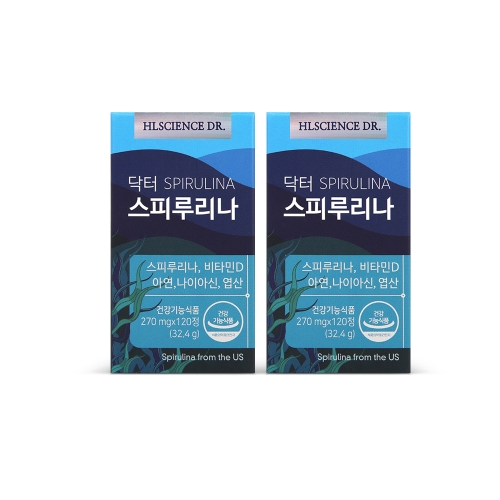 에이치엘사이언스 닥터 스피루리나 120정