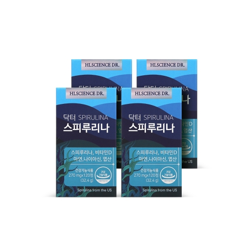 에이치엘사이언스 닥터 스피루리나 120정