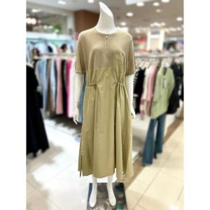 트리아나 소고 세이브존01 니트 배색 롱 원피스 TAK2PA06