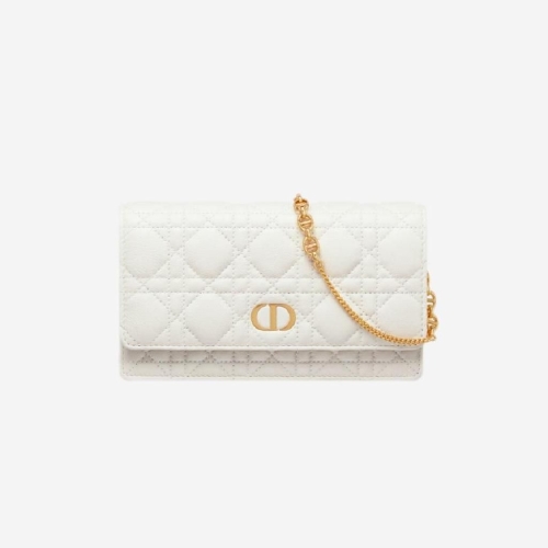 크리스찬디올 카로 파우치 라떼 서플 까나쥬 카프스킨 S5134UWHC-M030