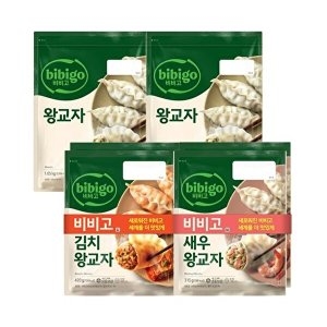 CJ제일제당 비비고 왕교자 1.05kg 2개 + 김치왕교자 420g 2개 + 새우왕교자 315g 2개