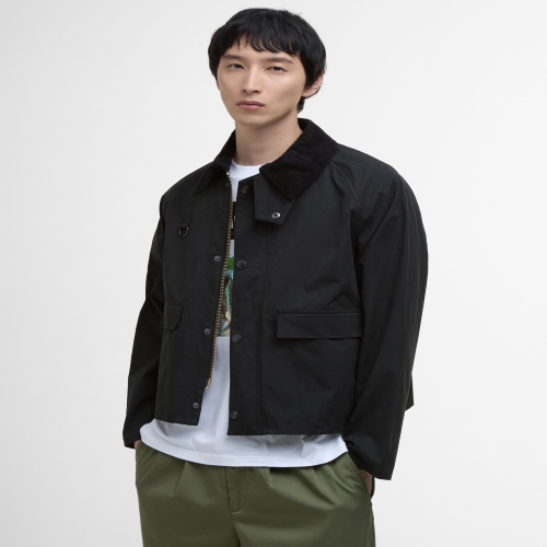 바버 남성 스페이 논왁스 블랙 캐주얼자켓 OS SPEY CASUAL URJU5E018 BK