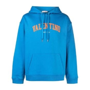 발렌티노 Garavani 로고 프린트 코튼 후드ie VMF14B963