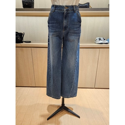 SISLEY 사설 절개 와이드 데님팬츠 SADPA3411