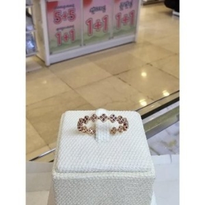 미라클  세이브존03 꼬냑 플라워 반지 AGgssd10A