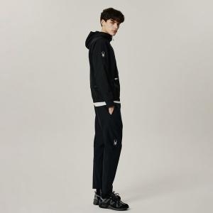 TEAM VENOM 남성 자카드 믹스 팬츠 SPJPCNFP304MBLK