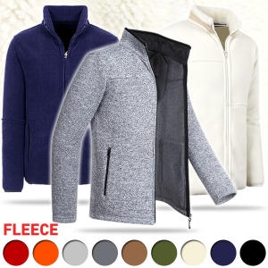 카키브라운 남성 양털카라 기모 후리스