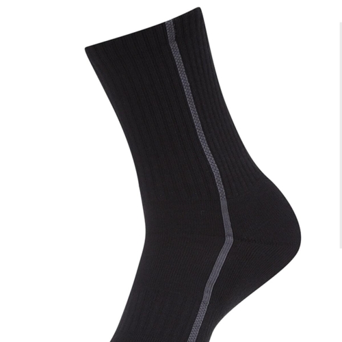 엘르골프 라인 포인트 파일 양말 중목 -6K58352