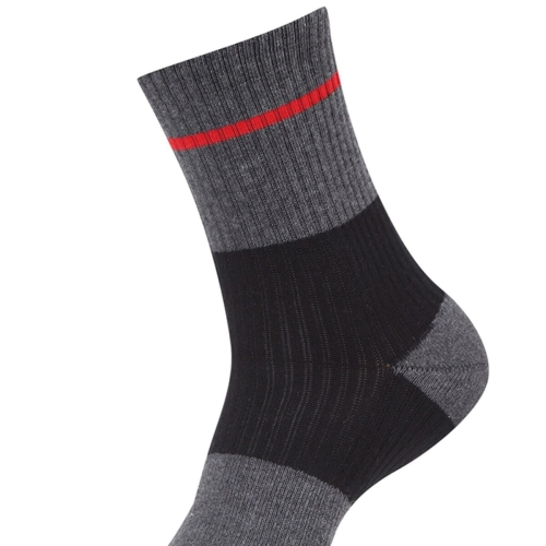 엘르골프 배색 포인트 파일 양말 중목 -6K58351