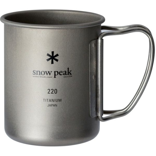 스노우피크  snow peak 티타늄 싱글 머그컵 220 MG-141 아웃도어 135281