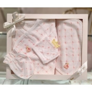 에뜨와 디디배내저고리X속싸개X손싸개세트 핑크 (07S317002SP6)