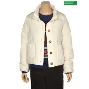 베네통 뜨개 자수 경량 니트패딩 BAPDA1461