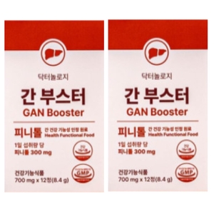 우리바이오 닥터놀로지 간부스터 700mg 12정