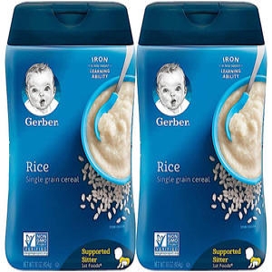 거버 1단계 라이스 싱글 그레인 시리얼 454g (해외구매)