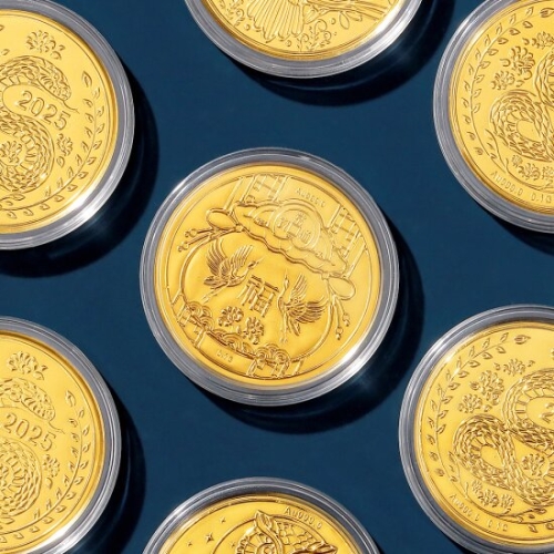 골드팡  행운의 황금복주머니 순금코인 0.1g