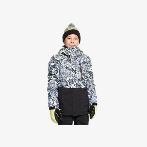퀵실버  2025MISSION PRINTED BLOCK YOUTH JK_KVJ3 아동 스키 보드 자켓