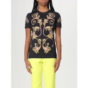 베르사체 반팔 티셔츠 78HAH6P8JS472 G89 Black