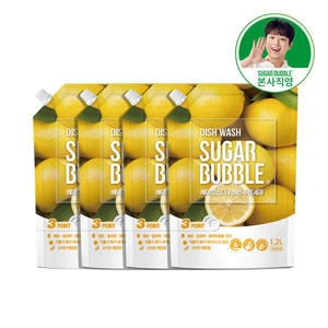 슈가버블 베이킹소다 레몬 주방세제 리필 1.2L