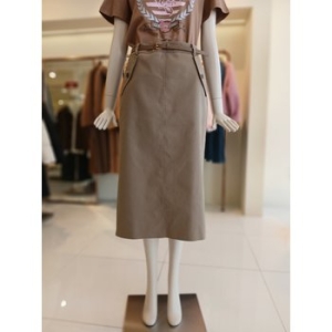 씨씨콜렉트 벨티드H라인스커트E251msd106
