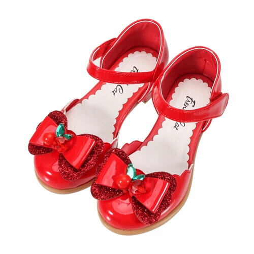 프렌치캣 RED 리본 앵두 구두 Q42DG3011