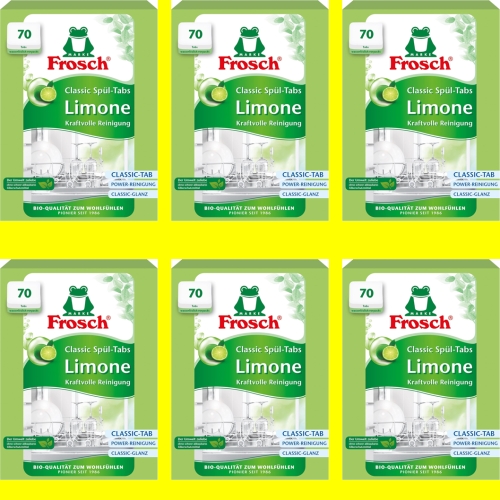 프로쉬 식기세척기세제 그린레몬 70개입