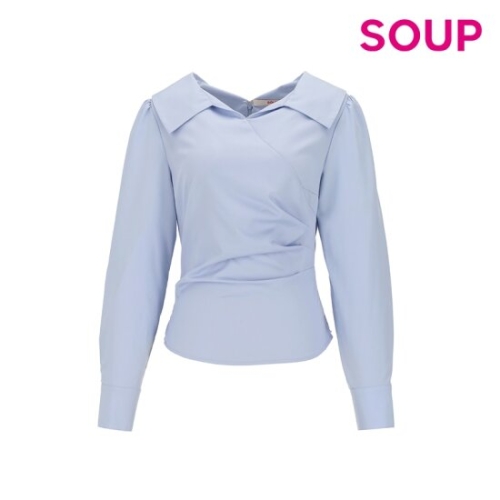 숲(SOUP) 여성 턱 디테일 블라우스 SA8LSM1 - 에누리 가격비교