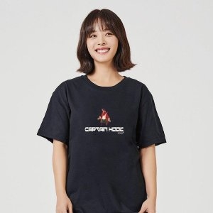 키밍 후크선장 여름반팔티 청바지코디 반팔티코디 W7347BC