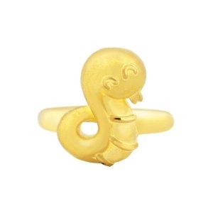 타이니앤코  뱀띠 스마일뱀 돌반지 3.75g