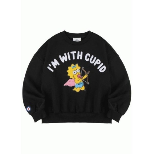 클라이드.n 심슨 큐피트 라운드 맨투맨 FMDTS981