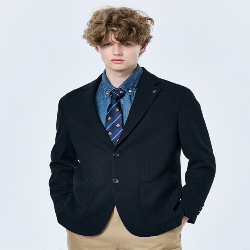 헤지스 남성 봄 져지 자켓_HZJA5A231N2