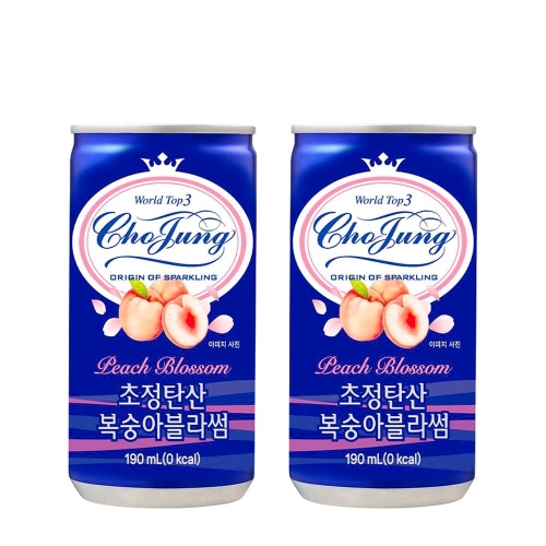 일화 초정탄산 복숭아 190ml