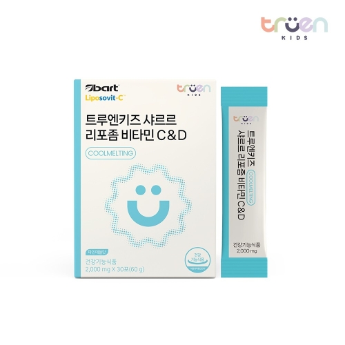 트루엔키즈 샤르르 리포좀 비타민 C&D 30포