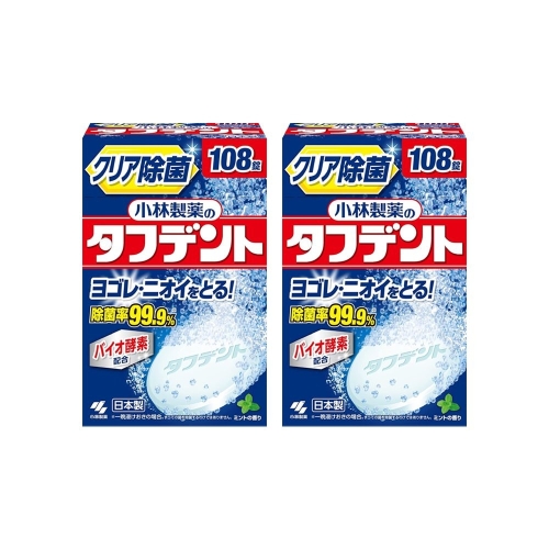 고바야시  터프텐트 틀니세정제 108정 (해외구매)