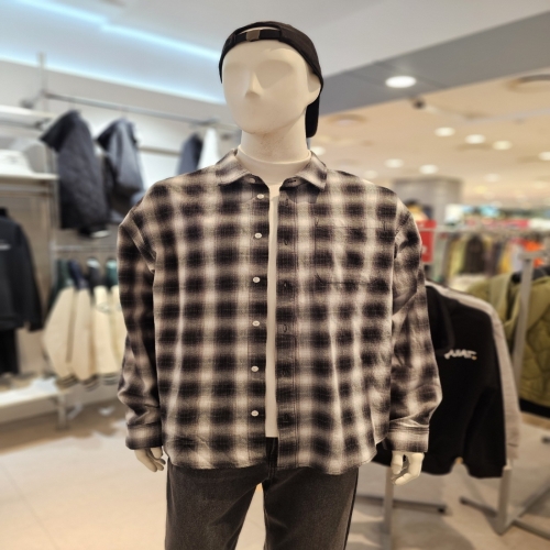 클라이드.n FPASH111U 남여공용 체크 셔츠 2컬러