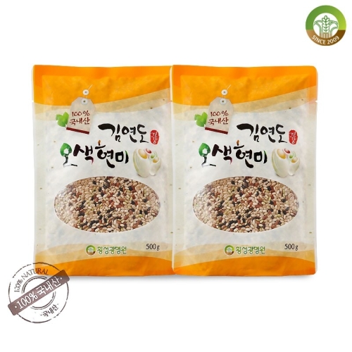 횡성광명원  김연도 웰빙 오색현미 500g