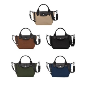 롱샴 르 플리아쥬 에너지 XS 미니 탑핸들백 토트백