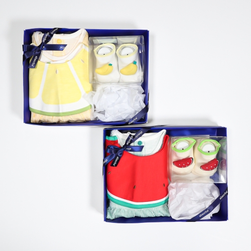 압소바 리몽무소 바디슈트+턱받이+양말세트 (PA23106D1)