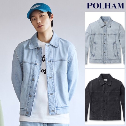 폴햄 남성 트러커 데님 자켓_PHE2JJ1014