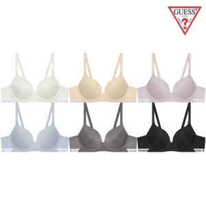 게스언더웨어 게스 언더웨어 화이트밴드 노와이어 브라 6종 GEWBR162