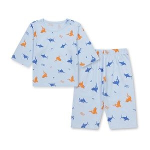 탑텐키즈 공용 유아 뱀부 7부 라운지 세트_MKF2UI3301